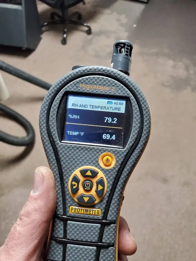 Moisture meter humidity assessment for Fire & Smoke Damage Restoration in Chocolay